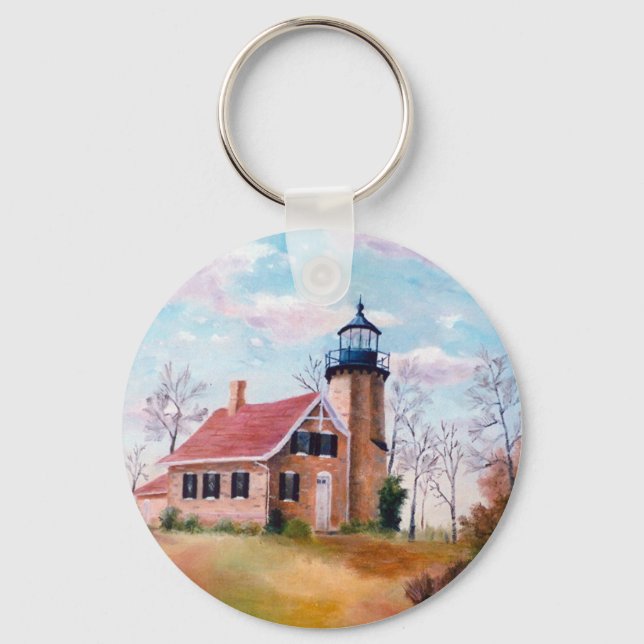 White River Lighthouse Keychain (Front)