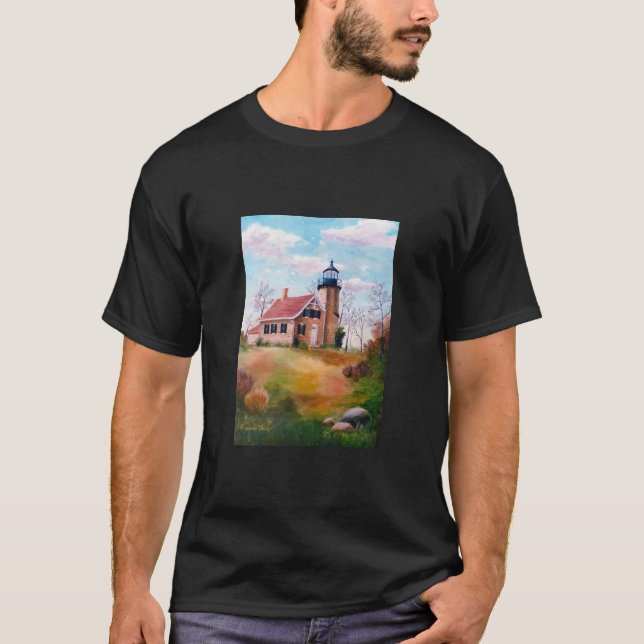 White River Lighthouse Mens Tshirt (Front)