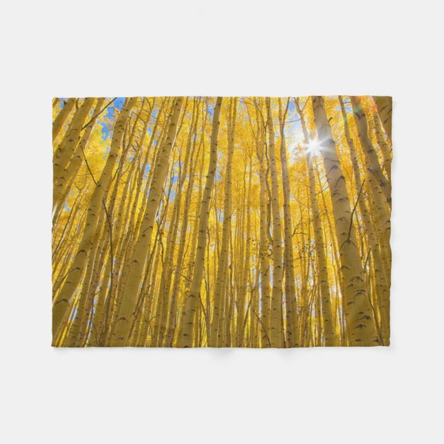 White River National Forest Fleece Blanket (Front (Horizontal))