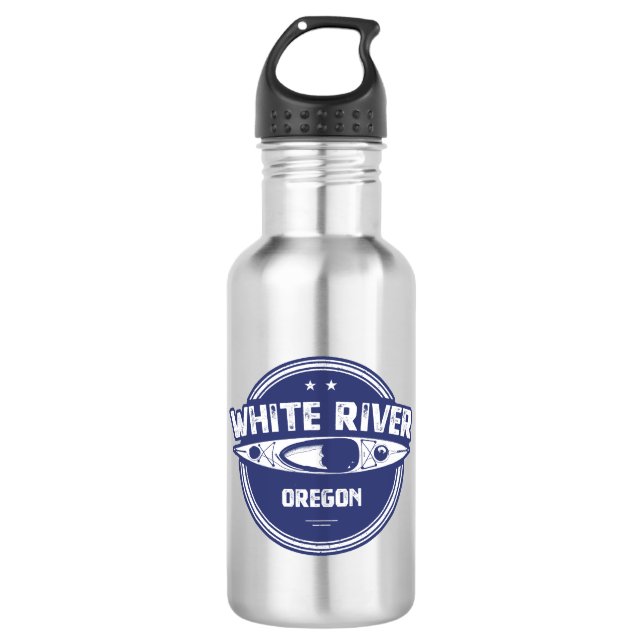 White River Oregon Kayak 532 Ml Water Bottle (Front)