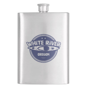 White River Oregon Kayak Hip Flask