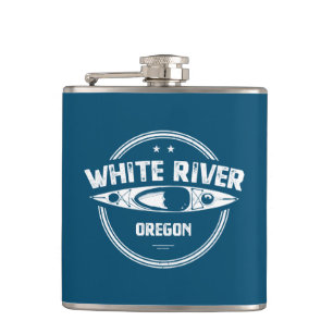 White River Oregon Kayak Hip Flask