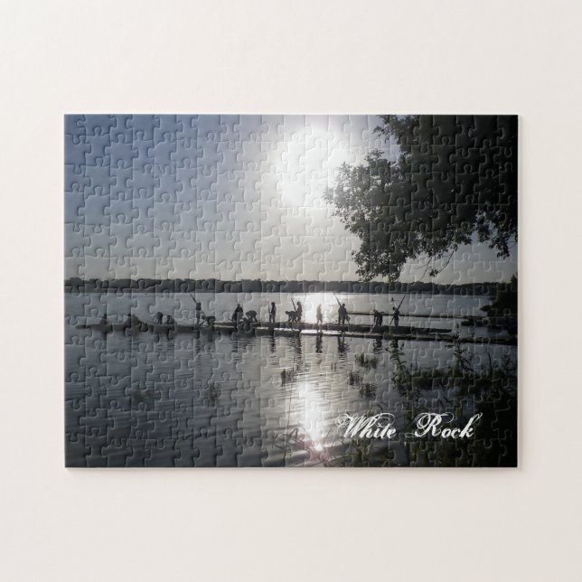 White Rock Lake Rowers & Dock Puzzle (Horizontal)