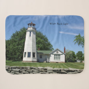 White Rock Light sherpa blanket
