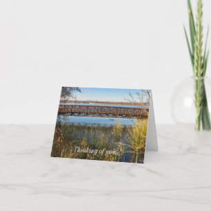 White Rock Park Bridge Thinking Of You Card