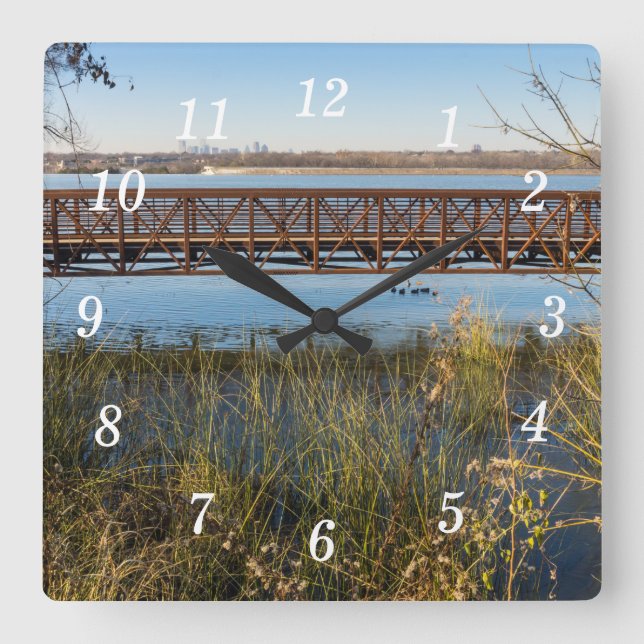 White Rock Park Bridge Wall Clock (Front)
