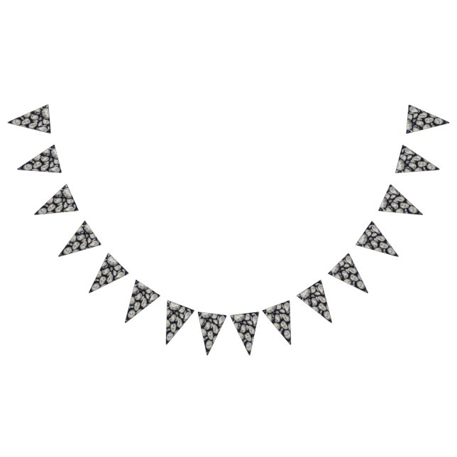 White Rocks Close Up Pattern Photo Bunting (All)