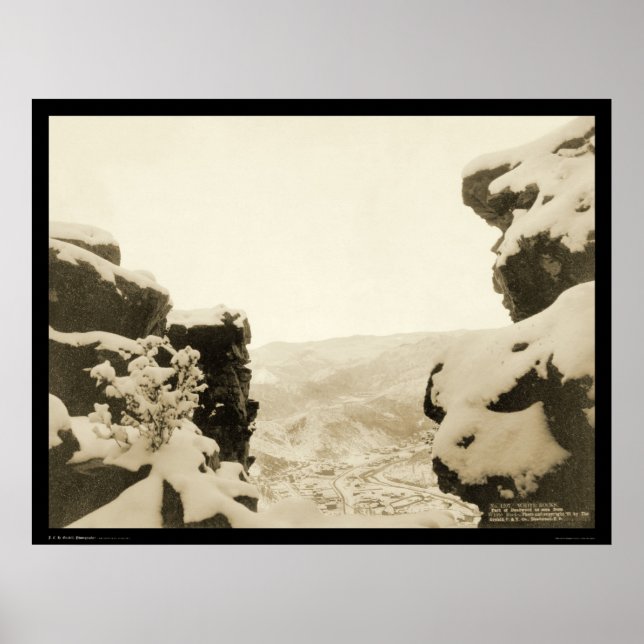 White Rocks Deadwood SD 1887 Poster (Front)