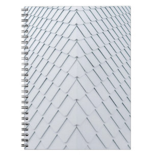 White roof tiles notebook