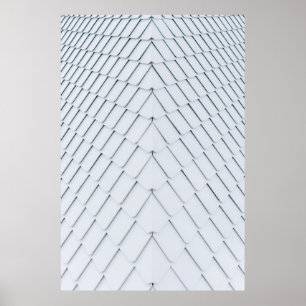 White roof tiles poster