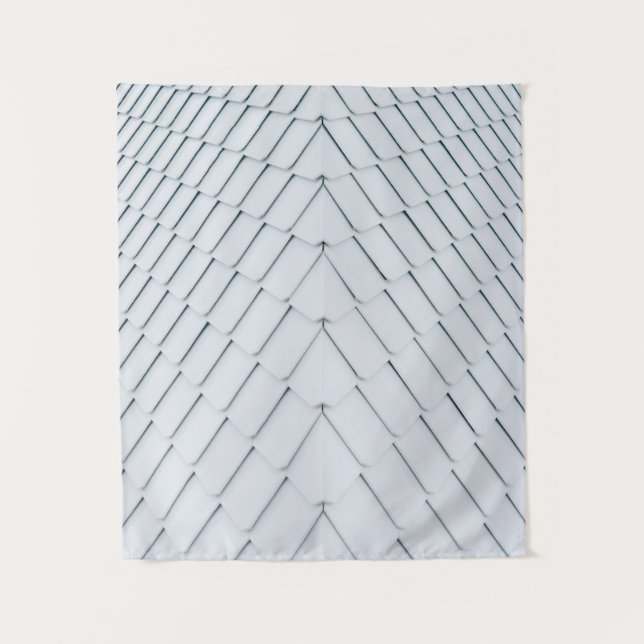White roof tiles tapestry (Front)