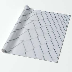 White roof tiles wrapping paper