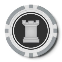 White Rook Chess Piece