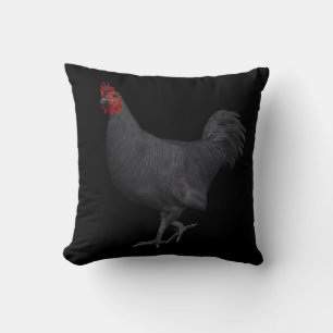 White Rooster Cushion