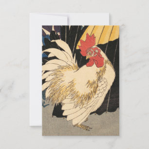 White Rooster Fine Art Thank You Card