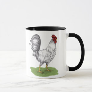 White Rooster Mug