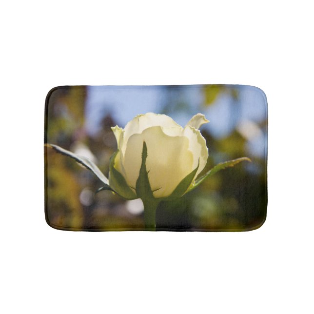White Rose Bath Mat (Front)