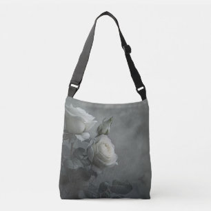 White Rose Crossbody Bag