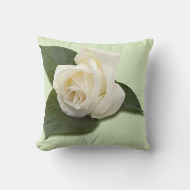 White Rose Cushion (Front)