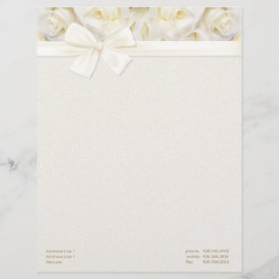 White Rose Elegance 2 - Customise Letterhead Template