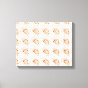 White Rose Flower Canvas Print