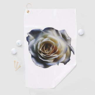 White Rose Golf Towel