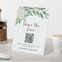 White Rose Greenery Share The Love Photo