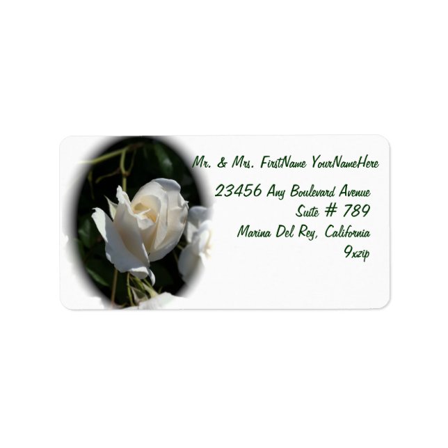 White Rose Label (Front)