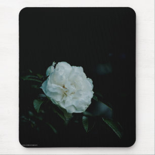White Rose Mouse Mat