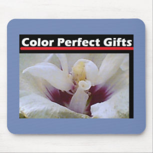 White Rose Mouse Mat