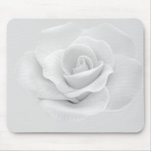 White Rose Mouse Mat