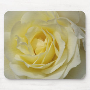White Rose mouse pad