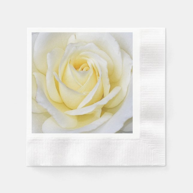 White Rose Napkin (Front)