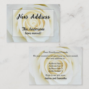 White Rose New Address Announcement