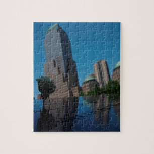 White rose of remembrance jigsaw puzzle