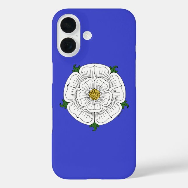 White Rose of York Case-Mate iPhone Case (Back)