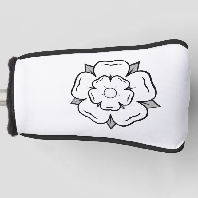 White Rose of York Golf Head Cover (Front)