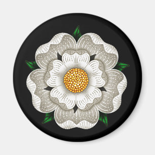 White Rose of York Magnet