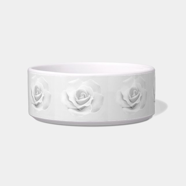 White Rose Pet Bowl (Right)