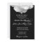 WHITE Rose Petals Wedding Invitation F200