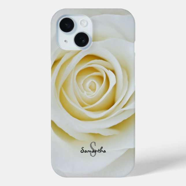 White Rose Phone case (Back)