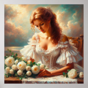 White Rose Poster