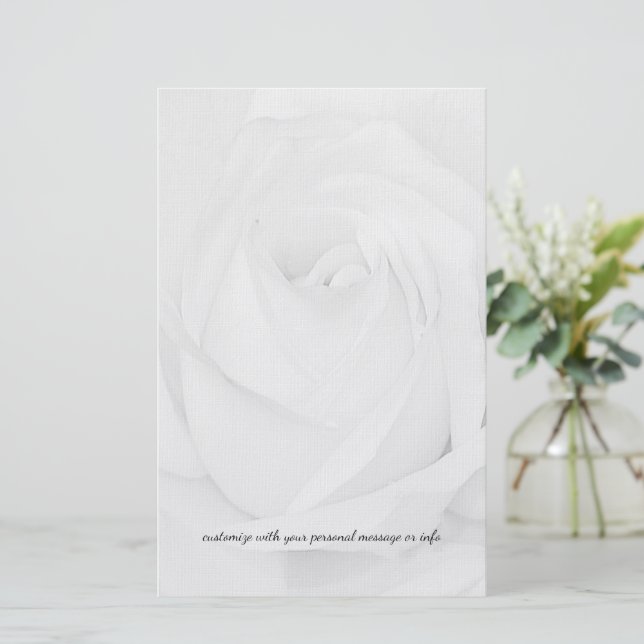 White Rose Stationery (Standing Front)