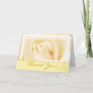 White Rose "Thank You" Card