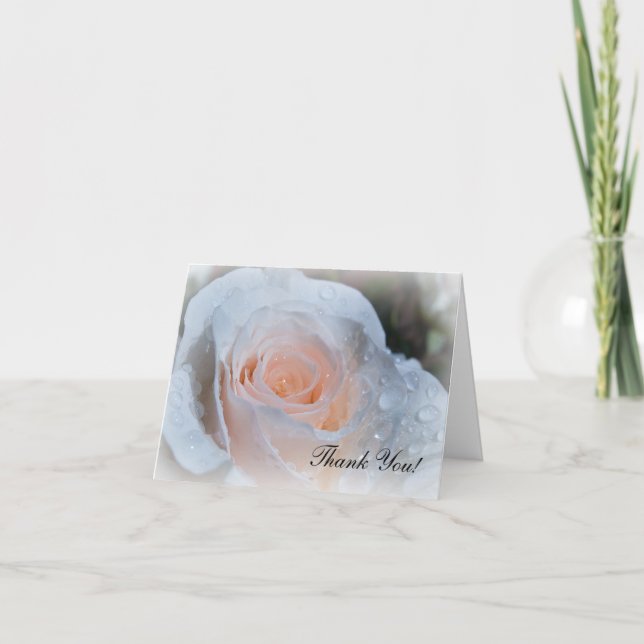 White Rose Thank You Card (Front)