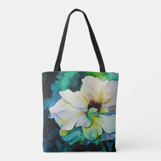 White Rose Totebag Tote Bag