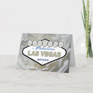 White Rose WEDDING in Fabulous Las Vegas Announcem Announcement