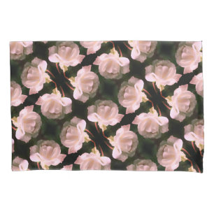 White Rose With Raindrops Floral Art Pillowcase