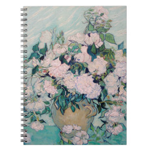 White Roses-1890-Vincent van Gogh Notebook