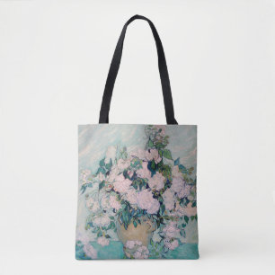 White Roses-1890-Vincent van Gogh   Tote Bag
